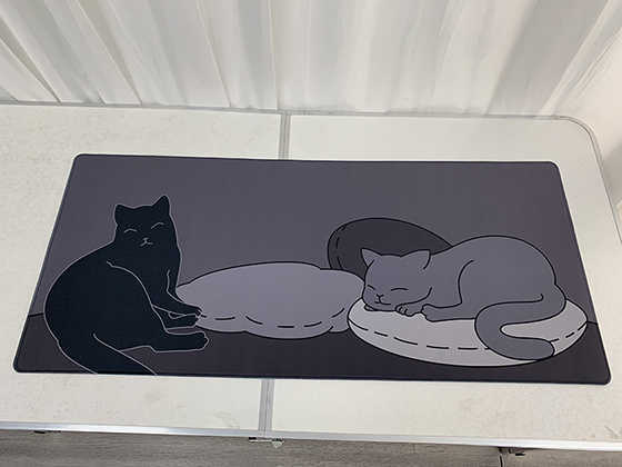 Alfombrillas de ratón Reposamuñecas Autodibujado Múltiples tamaños Gato lindo Alfombrilla de ratón grande Diseño de componentes de juego Tapete de mesa decorativo Tapete de escritorio para computadora portátil T230215