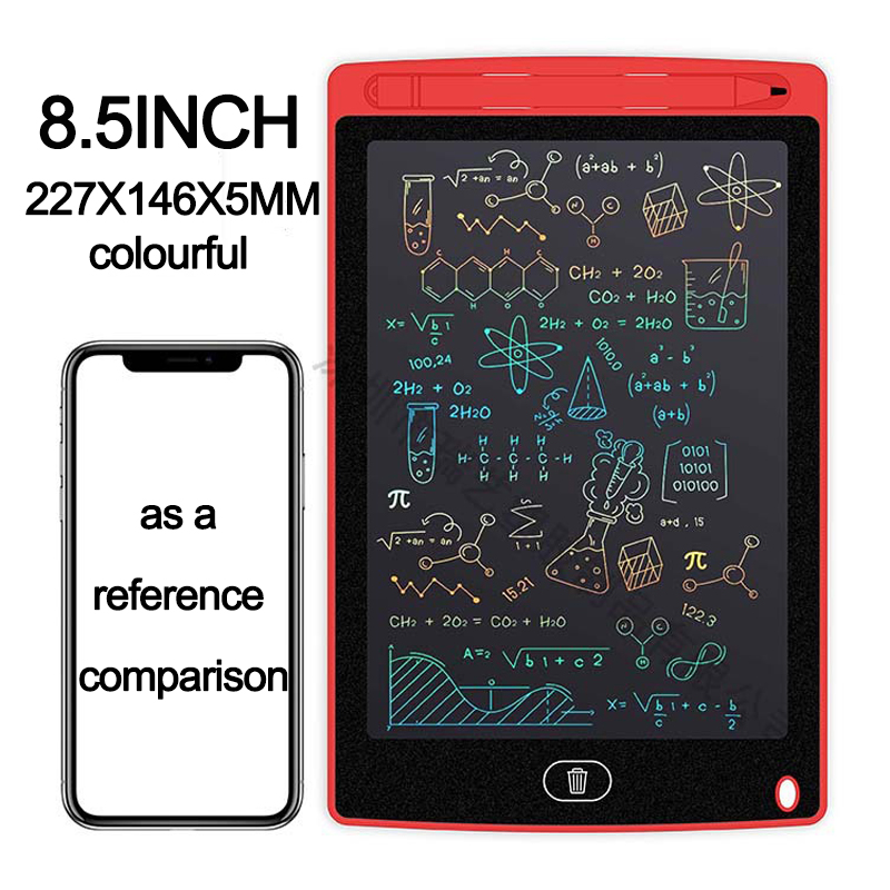 8.5inch lcd writing tablet coloring books dround board kids fraffiti sketchpad toys手書きブラックボードマジックドローイン