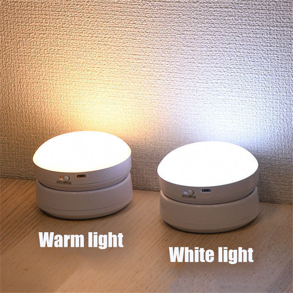 Tokili Toilet Night Light Motion Sensor LED Lamp USB Charge Nursery Nightlight Directional Wall Sconce for Bedroom Wardrobe Kitchen Cabinet Stair Lighting