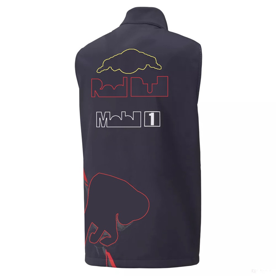 Giacca gilet da uomo F1 primavera autunno 2023 Nuova squadra di Formula 1 Moda casual giacche senza maniche Sport all'aria aperta cappotto con zip caldo