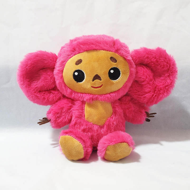 New Cheburashka Plush Toy Big Eyes Monkey Soft Cheburashka Doll Big Ears Monkey for Kids gifts D95