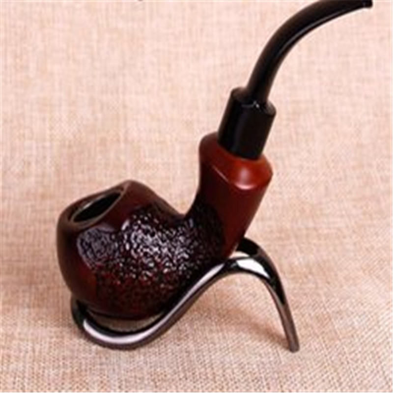 Resin pipes can be detachable and imitated, solid wood can be disassembled and washed, and acrylic bending handle cigarette fittings are fil