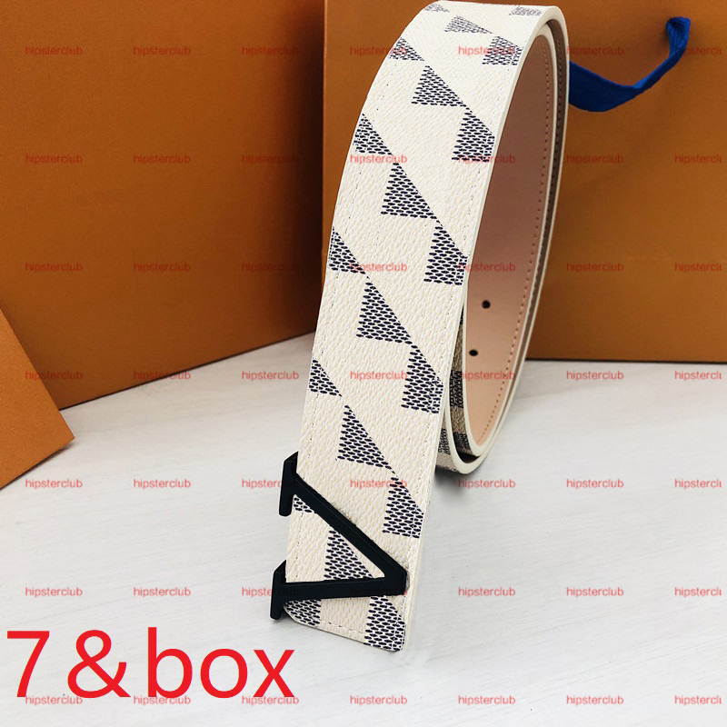 Hebilla de moda Cinturón de cuero genuino Ancho 38 mm 11 estilos Alta calidad con caja Diseñador Hombres Mujeres Cinturones para hombre 240N