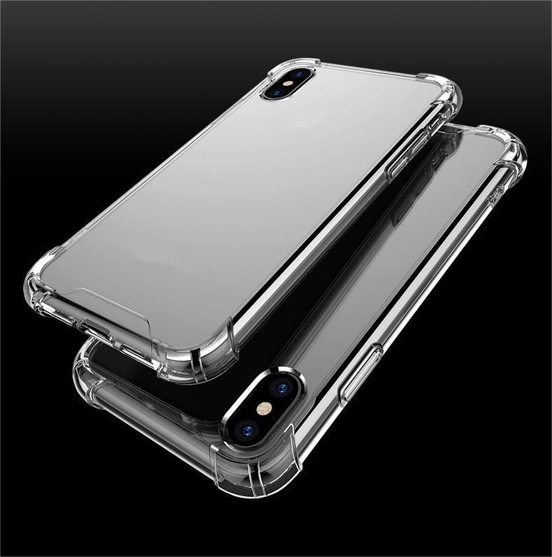 Transparant Schokbestendig Acryl Hybrid Armor Telefoon Gevallen voor iPhone 14 13 12 11 Pro XS Max XR 8 7 6 plus Samsung S22 S21 S20 Note20