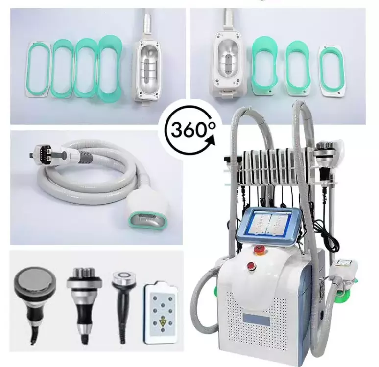 7 en 1 Portable cryolipolyse graisse congélation minceur Machine Cool Cryo cryothérapie corps façonnage graisse élimination Double menton