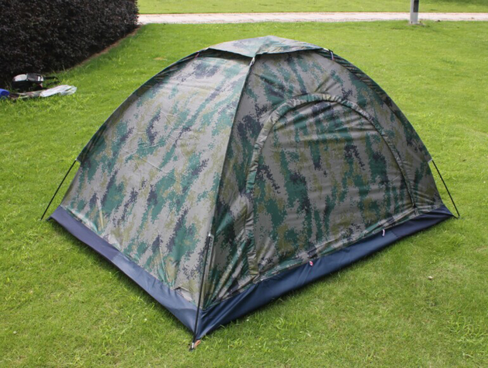 Outdoor Camping Zelte Taktische Tarnung 1-2 Personen Taktische Kampf Solider Carpas Einzelne Person Zelt 20 teile/los