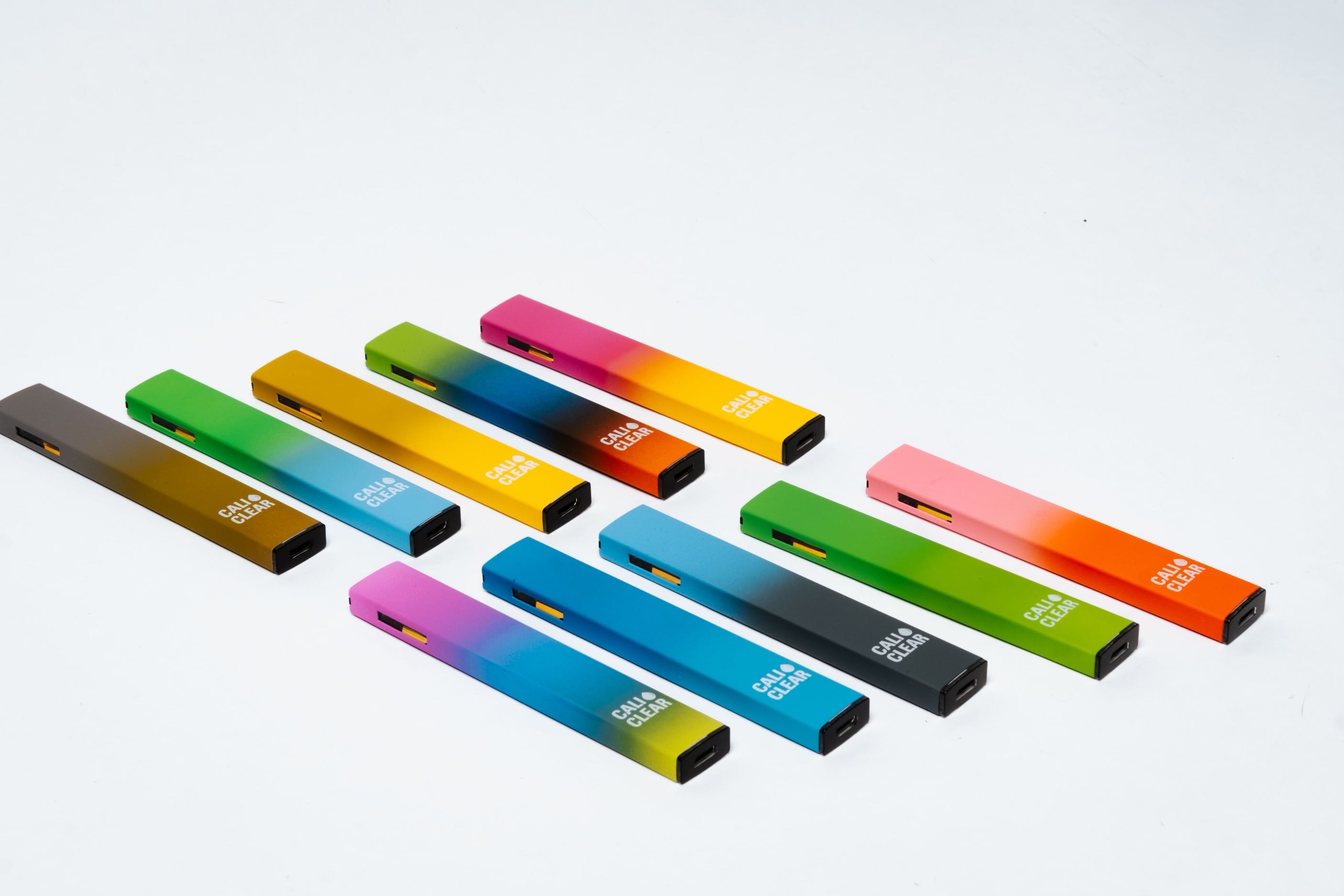 Предварительно заполненные кали прозрачные одноразовые электронные сигареты Vape Pen One Pack 10 вкуса.