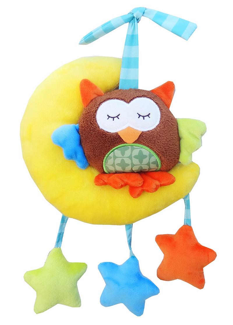 Baby Bell Bell Wind Up Plush Animal Kids Toy Music Pull Ring Baby Barnvagn Pendant Toy3337257