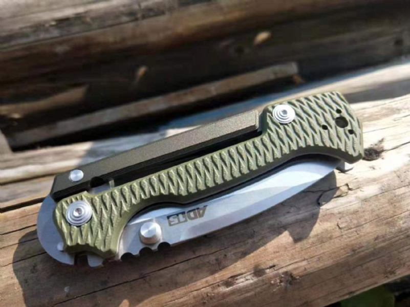 AD15 AD-15 Tactische Zakmes S35VN Satijn Drop Point Blade Glasvezel Handvat Outdoor Survival Messen Met Doos