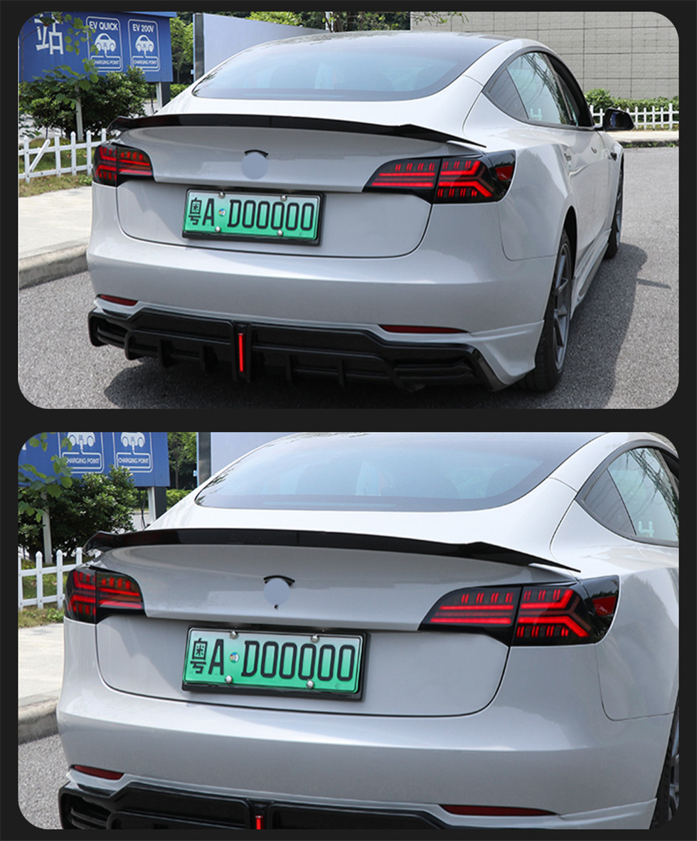 Taillight For Tesla Model Y Model3 Model 3 Tail Lights With Sequential Turn Signal Animation Brake Parking Lights