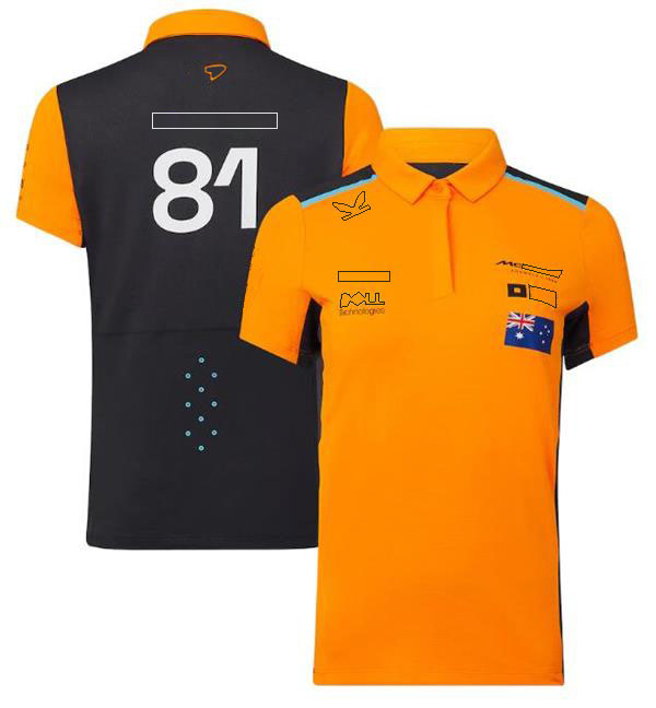 Costume polo de course F1, nouveau T-shirt à capuche à manches courtes, personnalisé avec le même style, printemps et automne