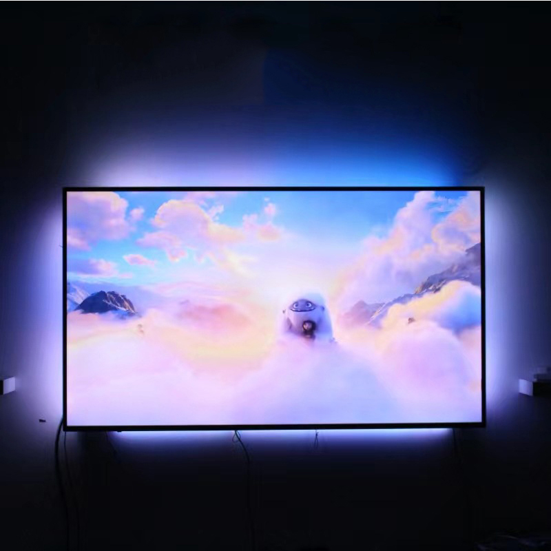 Bande lumineuse LED RGB TV, 3 à 8M, rétro-éclairage TV, application et synchronisation de la musique, pour ordinateur portable 306e