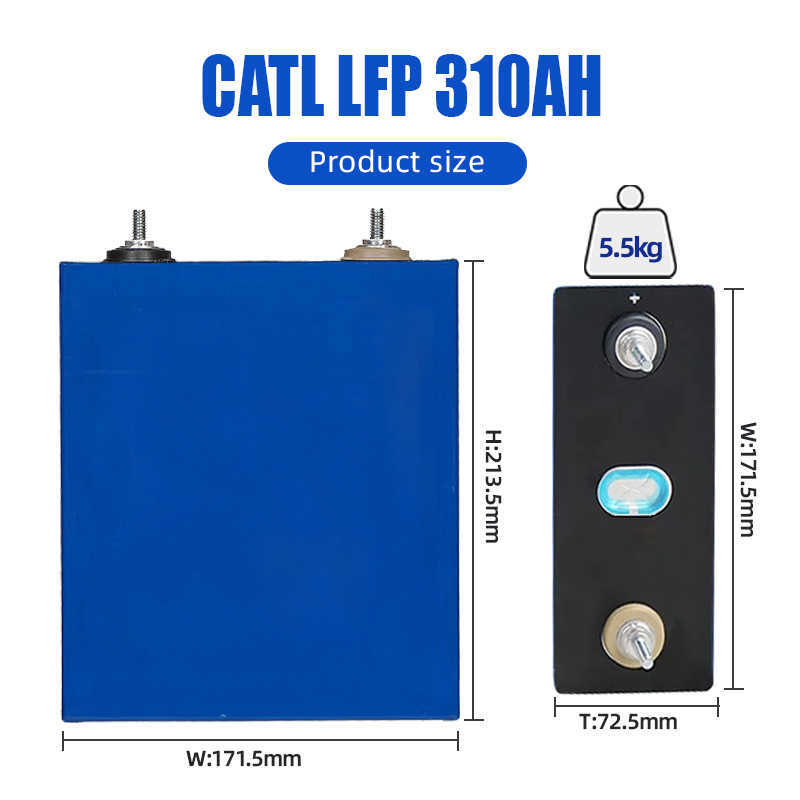 CATL LIFEPO4 310AH PRISMATATIAN BATTERING لـ 7KW 10KW 15KW Solar Energy Storage بطاريات قابلة للشحن 12V 24V 48V LFP Pack