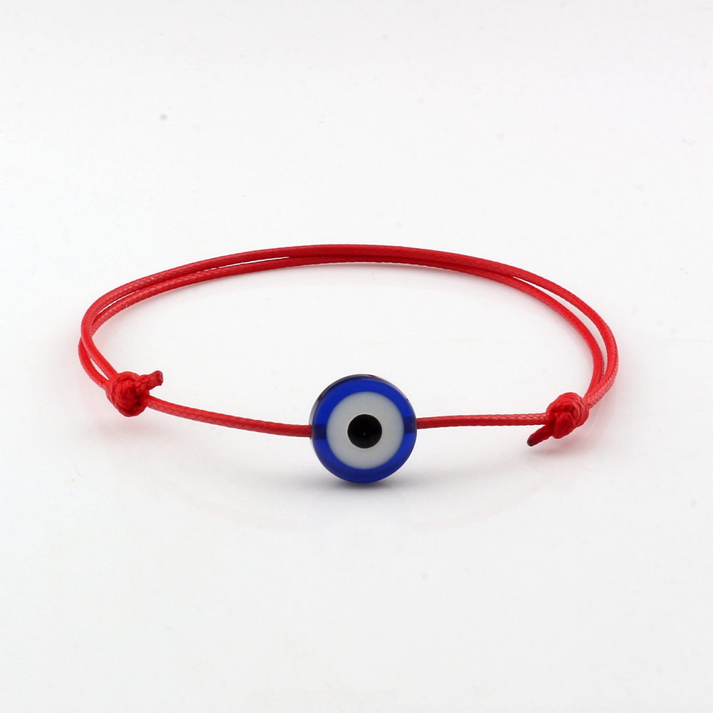 New Evil Eye Braided Bracelet Bracelet Ligne de cire fait à la main Bangles Bangles Bijoux Pulser