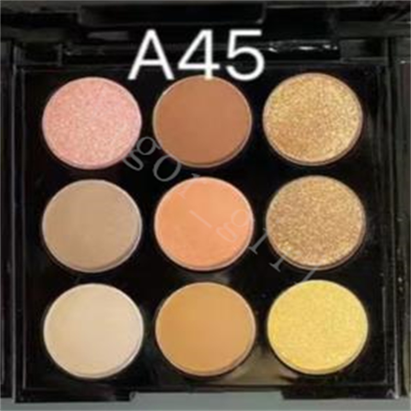 Nueva llegada M Marca Paleta de sombras de ojos para niña Cosméticos de belleza para ojos 0.8G 0.02Oz Nice Matte Satin Pro Makeup Stock