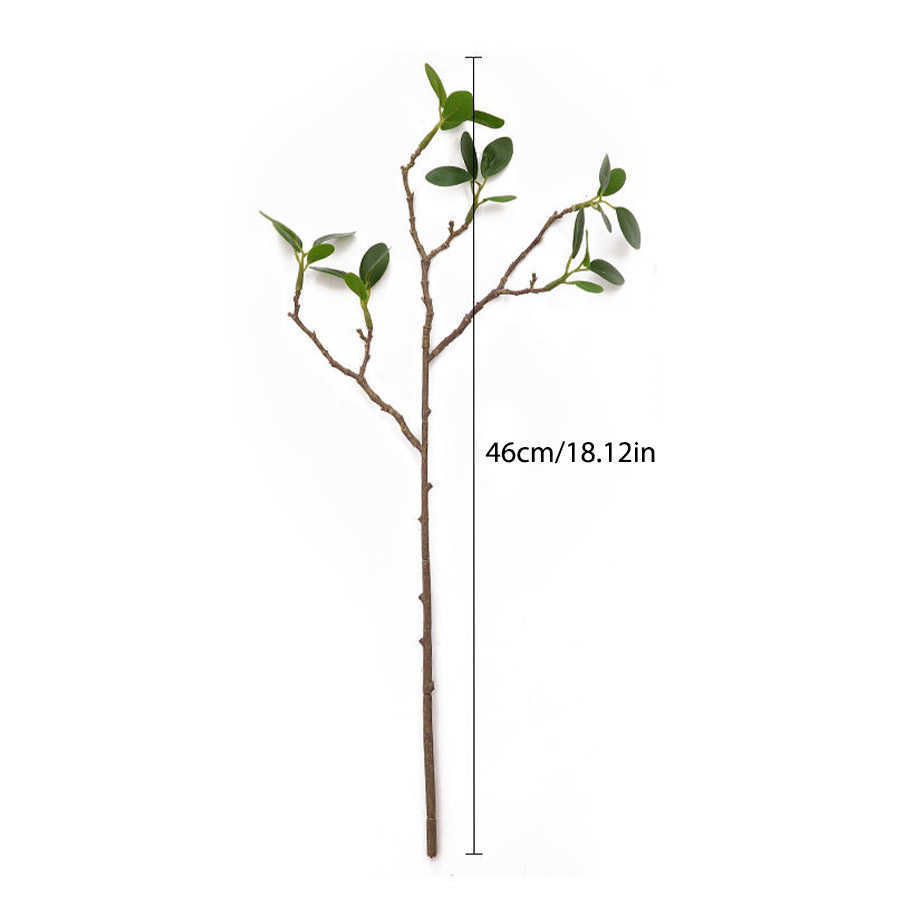 Decorative Flowers Wreaths artificial eucalyptus leaves branches plastic plants mini outdoor wedding home decoration flower arrangement floral accessories