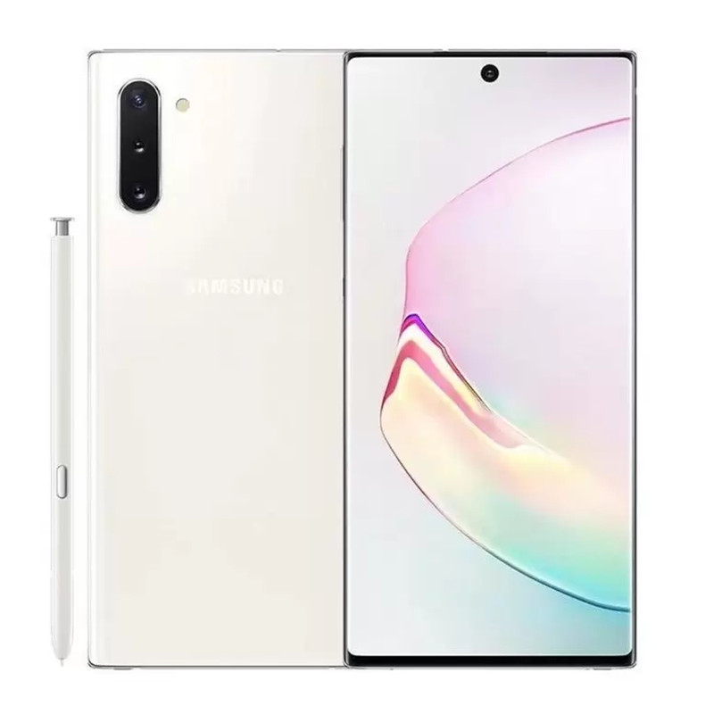 리퍼브 오리지널 Samsung Galaxy Note10 Plus N975U 휴대 전화 옥타 코어 12GB/256GB ROM 6.8 인치 4G LTE 동적 AMOLED