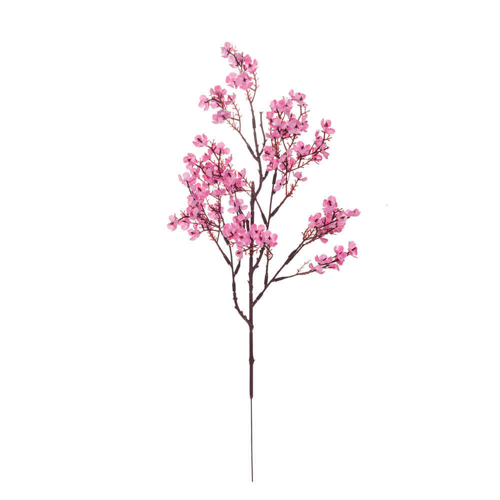 Couronnes de fleurs décoratives Gypsophila branche de fleurs artificielles cerisier de haute qualité fausses plantes Bouquet Vase de salon pour la maison décoration de mariage automne