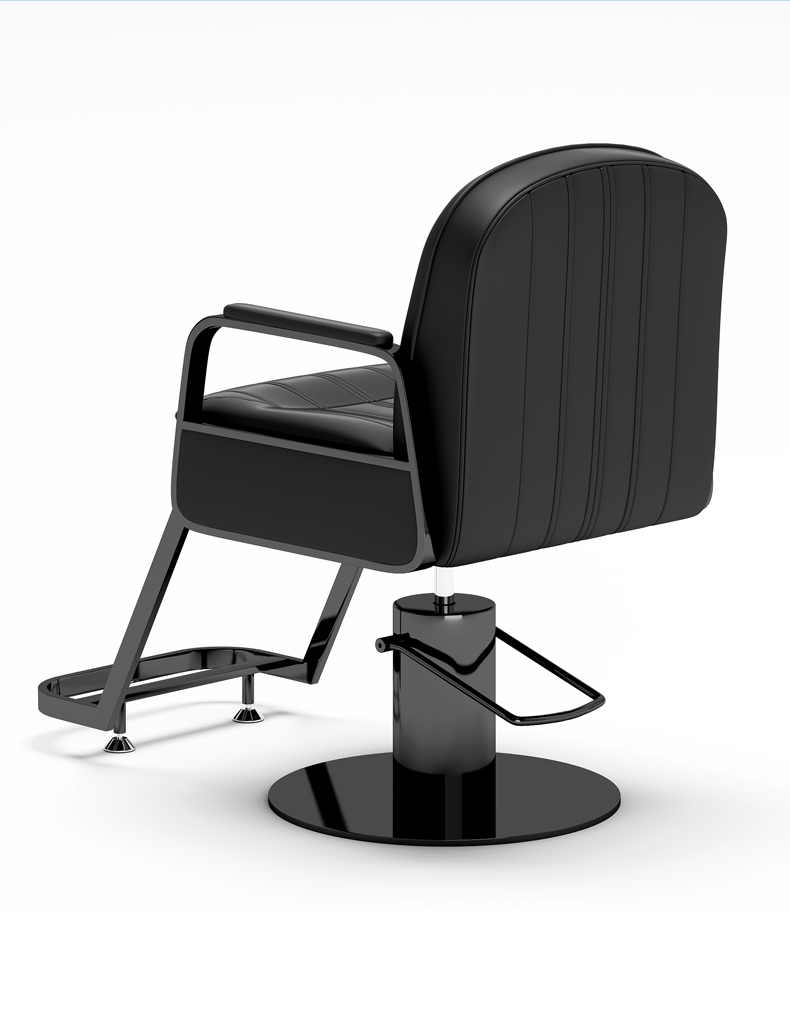 The hair salon chair can lift and lower the barber chair. Salon furniture, salon barber chair