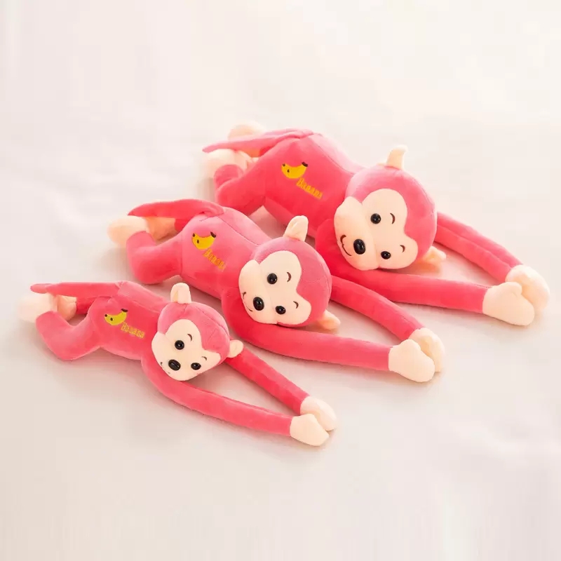 Nouvelle poupée en peluche 45CM singes à bras longs suspendus singe à bras long de à queue mignon enfants cadeau enfant jouets cadeaux