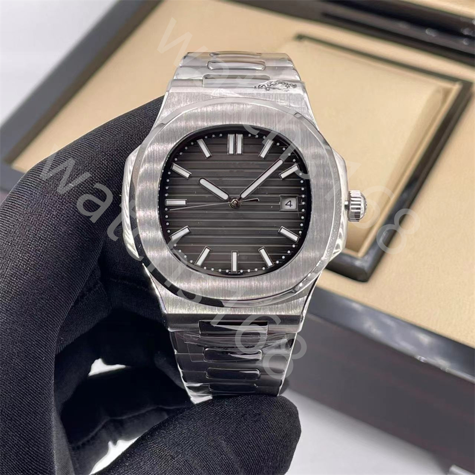 montres de créateurs de montres pour hommes de haute qualité 40mm lentille en verre saphir Boutique bracelet en acier montres de créateurs pour hommes Date entière Gif317t