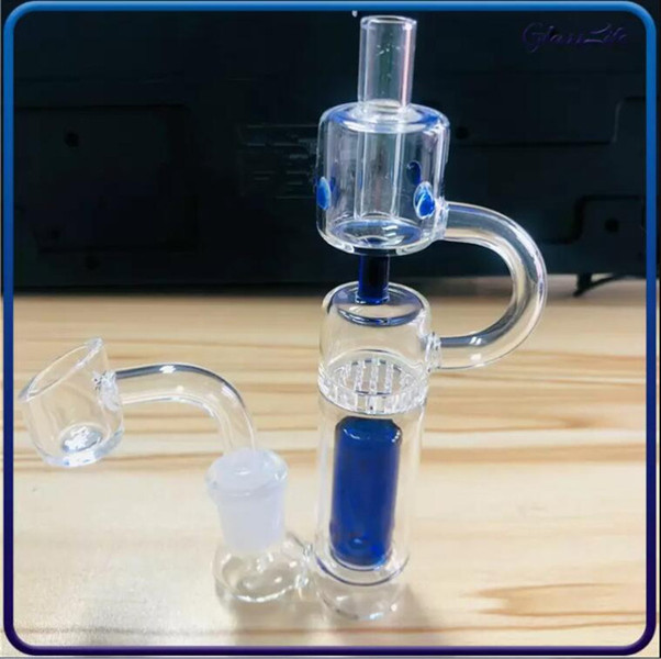 Mini piattaforme olio caveahs bong in vetro bongs water tubipe in gamba piazza da tampone tubi d'acqua percolatore con ciotola da 14 mm