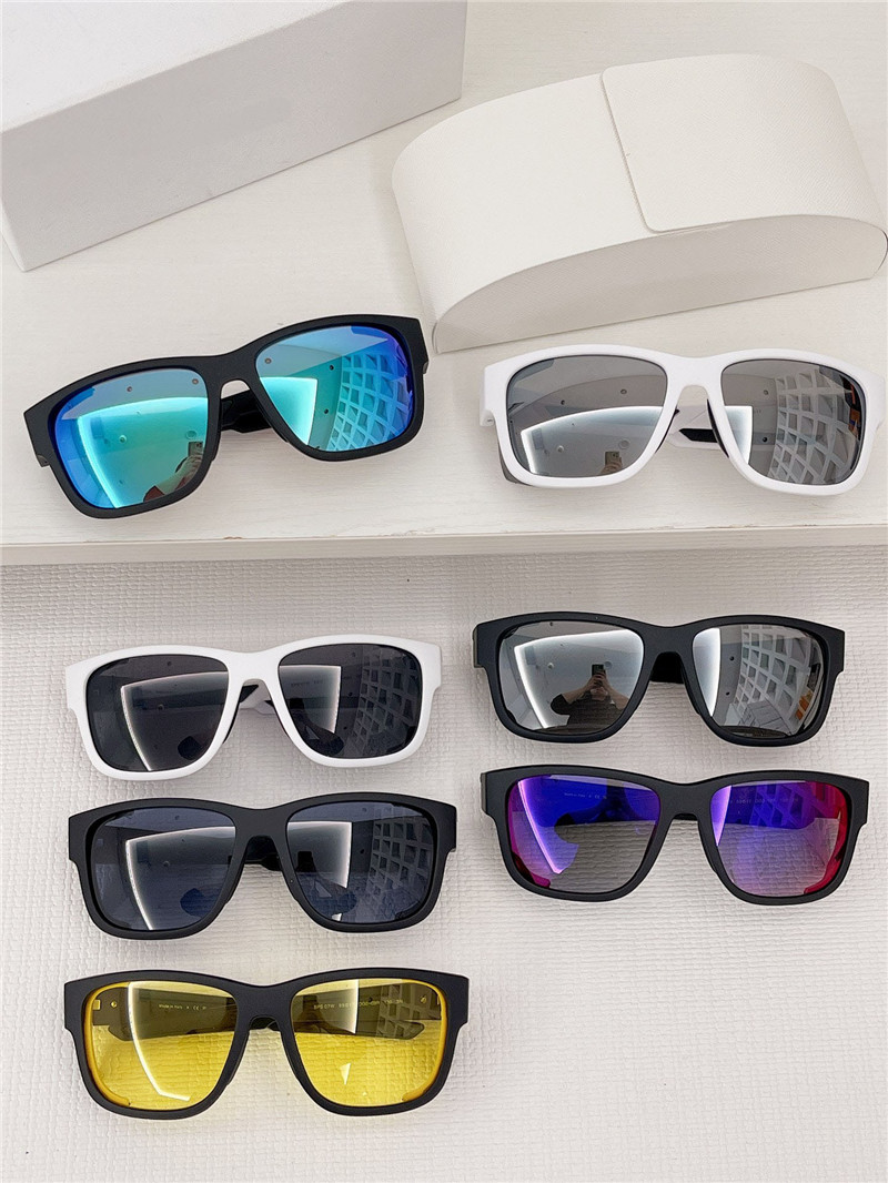 Nowe okulary przeciwsłoneczne o powierzchni nowej mody 07W Ojęte sportową ramę Prosty styl lekki i wygodny w noszeniu Okup