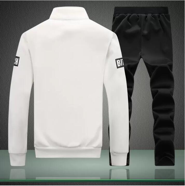 Survêtements pour hommes printemps et automne ensemble de deux pièces pour hommes pull cardigan tendance costume de sport décontracté jeune pantalon de vêtement supérieur ensemble complet