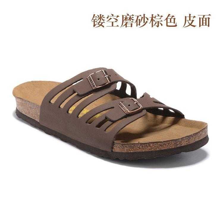 Luxury Slippers Designer Birkinstocks Sandals Boken Gizeh Men's and Women's Cork Shoes Summer Shoes Boken Hollow Breathable Beach Shoes Slipper Trend