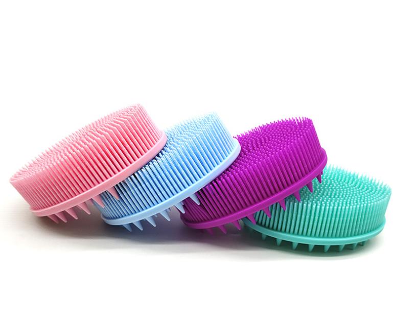 Brosse corporelle en Silicone, éponge de douche pour bébé, masseur sec, serviette de bain pour le corps, épurateur de corps en Silicone, épurateur de dos SN5137