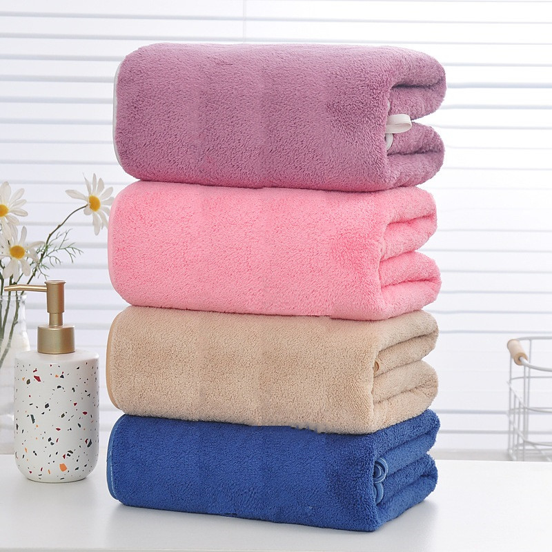 Fashion Bath Towel Set Coral Velvet Towel Letter Face Towels Luxury Absorbent Men Womens Wash Cloths Towels