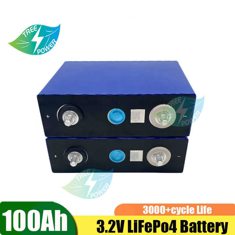 3.2v 100ah LiFePO4 Phosphate Power Battery For Electric Vehicle 12v Solar Rechargeable