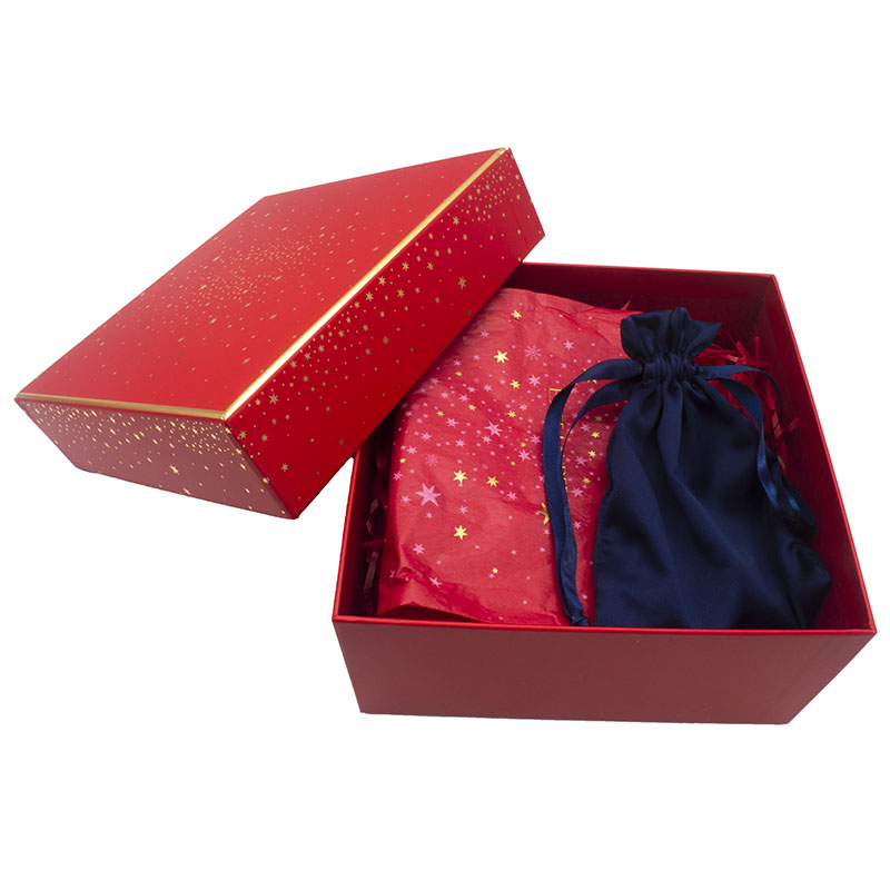 Wholesale Lid and Base Paper Box Rigid Cardboard Gift Beauty Skincare Packaging Box For Cosmetic