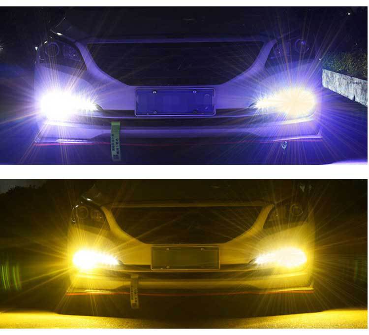 المصباح الأمامي LED 4 MODE CAR LED CAR MEDIDES BULB 80W 16000LM LAMP H1 H4 H7 H8 9005 9006 9-32V 6500K - H7