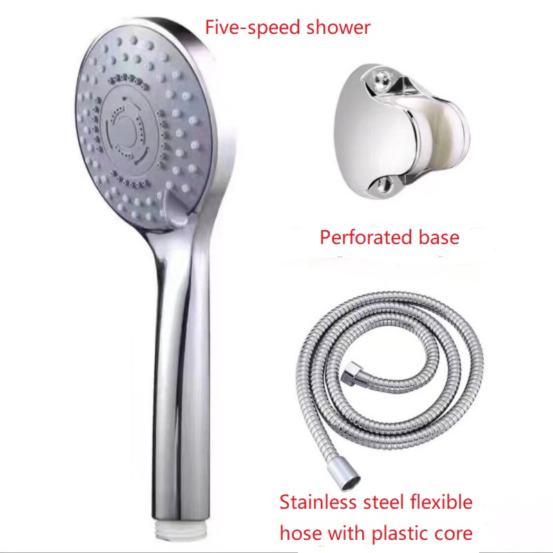 Hans Hans Hands Shower Head Shower Head Spray T￪te de salle de bain T￪te ￠ cinq fonctions Presuris￩ Salle de t￪te simple Spray en gros