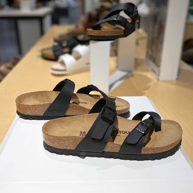 Designer Birkinstock tofflor Tyskland Boken Cork Beach tofflor Charbonken Sports Sandaler för kvinnor öppna