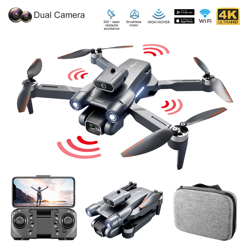 S1S Easy Fly Mini Drone 4k Camera Obstacle Avoidance RC Planes Aerial Photography Brushless Folding Quadcopter Toys Free Return rc planes
