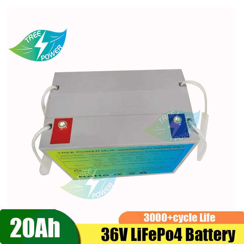 Cycle profond Lifepo4 batterie au lithium de 36 volts 36v 20ah batterie au lithium de véhicule électrique avec chargeur