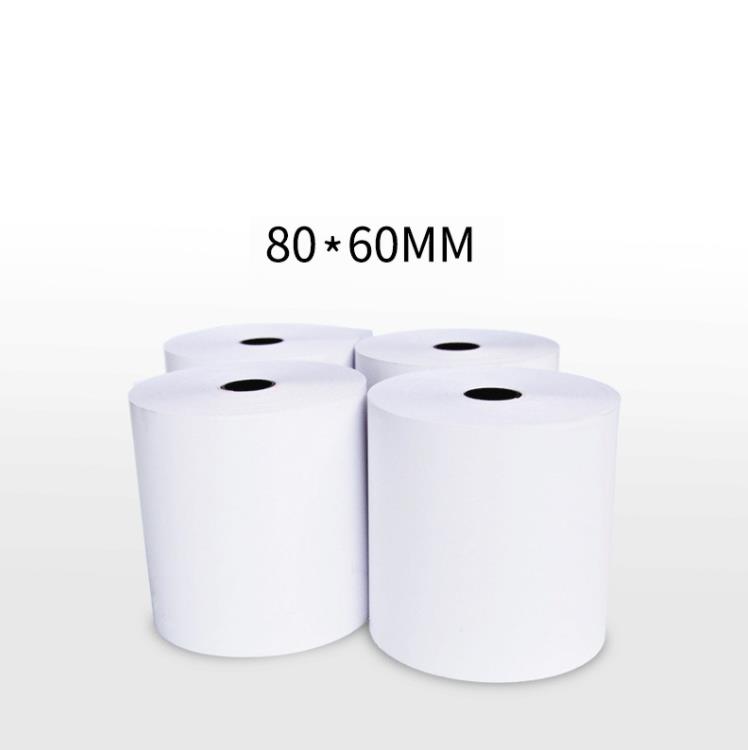 80x60mm Thermal Receipt Paper Rolls Cash Register Paper for Supermarket Shopping Malls POS Receipt Printer SN5136