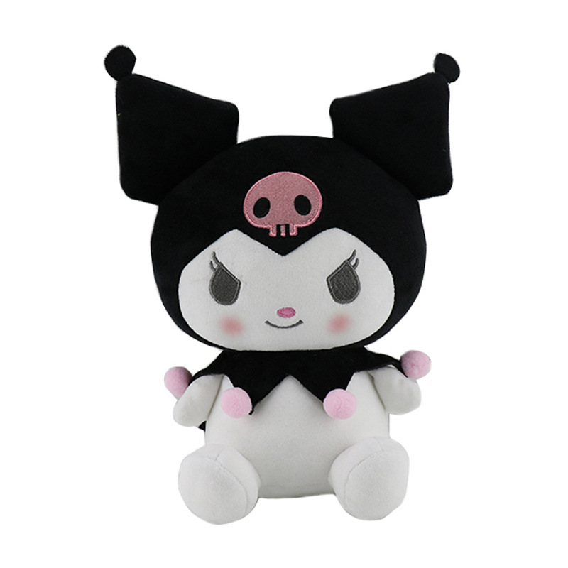 Modelo de varejo Animais de pelúcia 25 cm de desenho animado brinquedos lindos bonecas kuromi para crianças presentes de aniversário e05