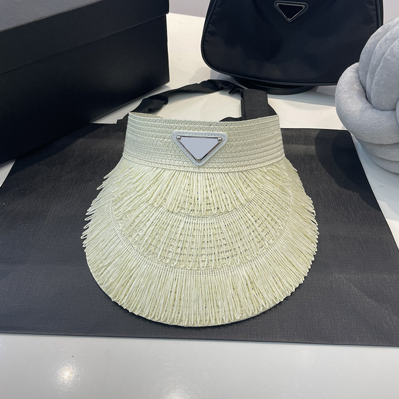 Sombreros de diseñador de lujo Visores Mujeres Hats Fashion Triangle LOGO SIMPLE Classic Style Sun Shade Compre aplicable Good320i