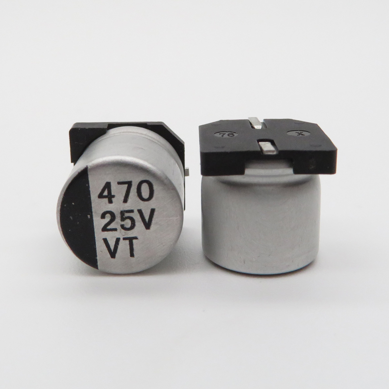 25V470UF 10*10 SMD çip alüminyum elektrolitik kapasitör
