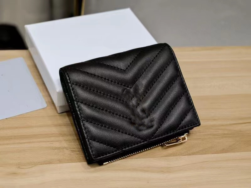 مصمم محفظة رجالي محافظ نسائية محفظة مع حافظة بطاقة جلدية مصممة من السوستة