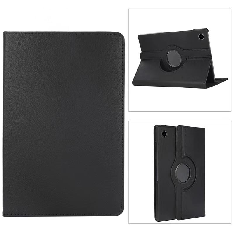 360 Graden Roterende Lichee PU Leather Case Stand Cover voor iPad 10.2 10.5 Mini 12345 Air Air2 pro 9.7 samsung Tab T510 T580 T590 T550