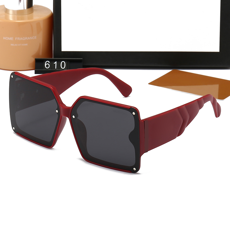 2023 패션 디자이너 G 브랜드 선글라스 디자이너 선글라스 여성용 고품질 안경 남성용 안경 여성용 Sun glass UV400 렌즈 Unisex With box # G610