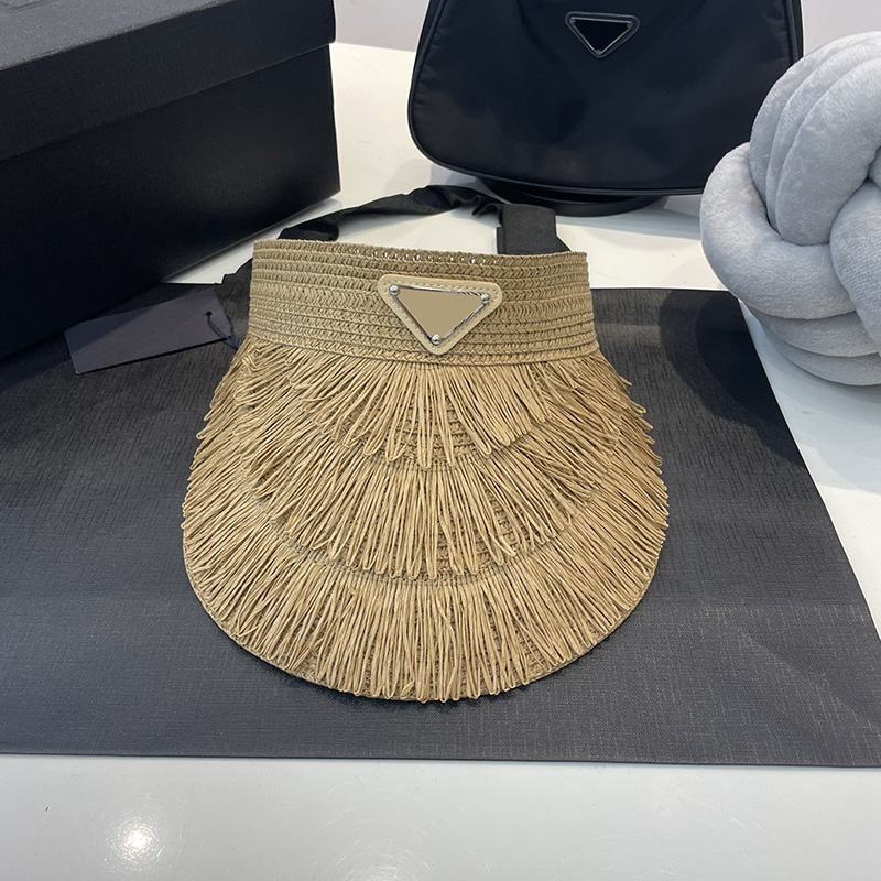 Sombreros de diseñador de lujo Visores Mujeres Hats Fashion Triangle LOGO SIMPLE Classic Style Sun Shade Compre aplicable Good320i