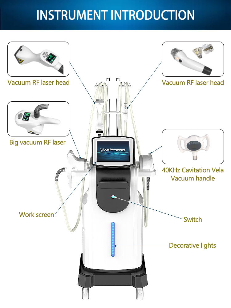 Altre apparecchiature di bellezza migliore tecnologia Macchina dimagrante sottovuoto a rulli IR RF il rimodellamento del corpo