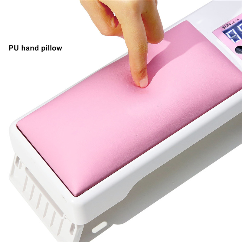 Nail Arm Rest UV Led Nail Lamp Arm Rest Hand Rest for Nails Tech Hand Pillow Stand Nail Dryer Gel Nail Polish Curing Lamp Nail Light