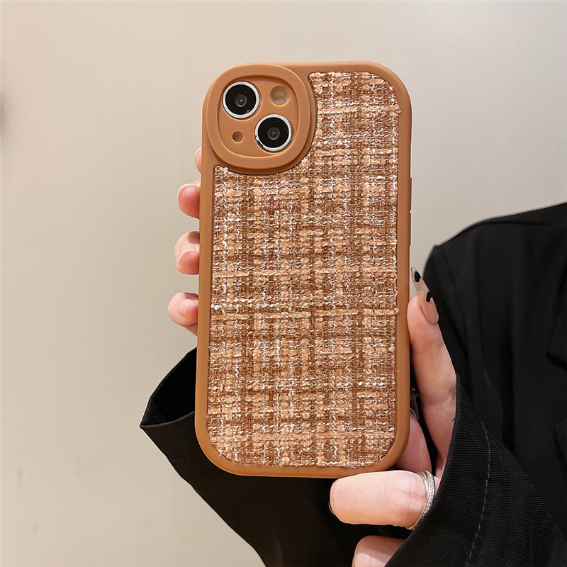 NIEUWE FASHOUD COSE VOOR iPhone14Pro telefoonhoes 13 Small Chime Flanelette Creative Apple 12xSmax All-Inclusive Cover