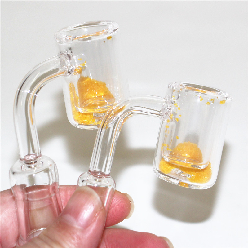 Termokromik Buket Banger Quartz Tırnak Düz Üst Duman Bangers Od 25mm Domess Tırnaklar 14mm 18mm Erkek Kadın Dab Teçhizat